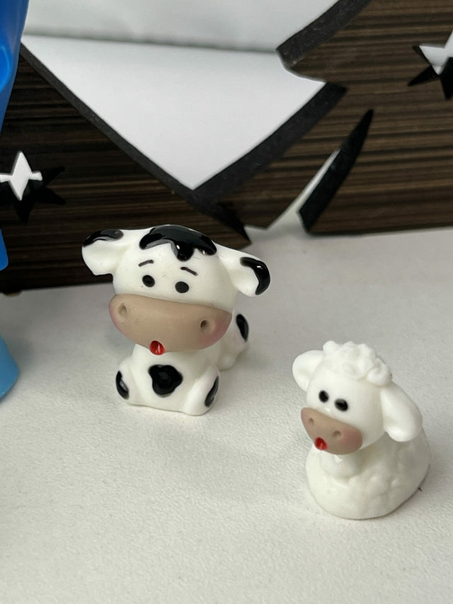 Presépio Biscuit com Display aberto em MDF