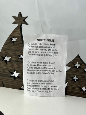 Presépio Biscuit com Display aberto em MDF