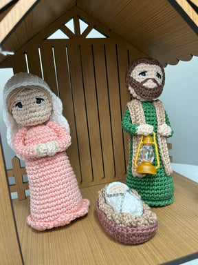 Presépio Crochê com Casinha